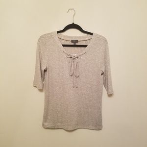 The Limited V Neck tie top